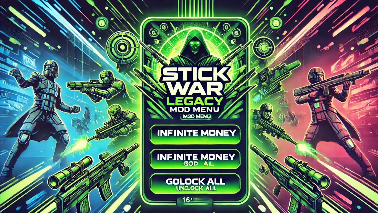 🔥 Stick War Legacy MOD MENU - Hack SIN Contrase&ntilde;a y SIN Clave (&Uacute;ltima Versi&oacute;n 2025)
