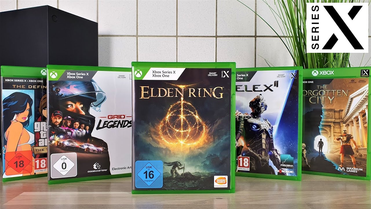 Закуп Игр #117: Xbox Series X | Elden Ring, GTA Trilogy, Telltale Games и др. | 23 Диска - [4K/60]