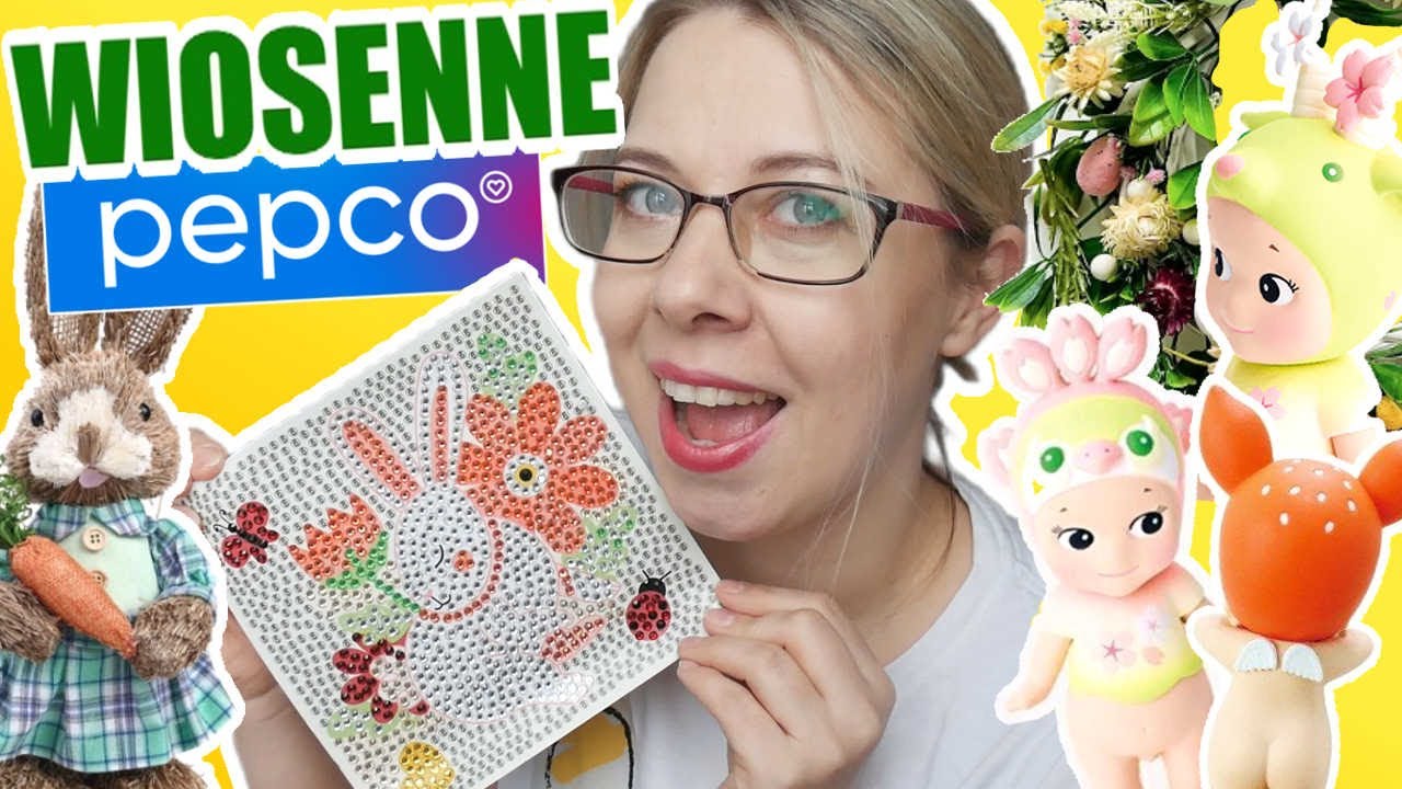 MOJE PIERWSZE DIAMOND PAINTING *WIOSENNE ZAKUPY w PEPCO #pepco #vlog #zakupy