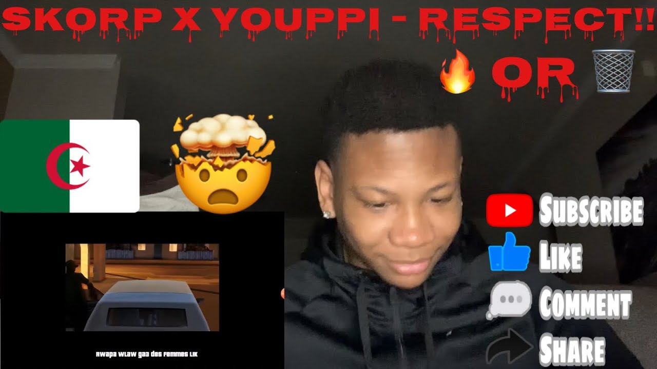Algerian Rap Reaction SKORP X YOUPPI - RESPECT . (prod by A.W.A) AMERICAN REACTION