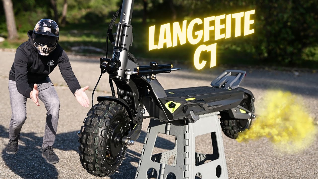 LANGFEITE C1 TROTTINETTE &Eacute;LECTRIQUE PUISSANTE !