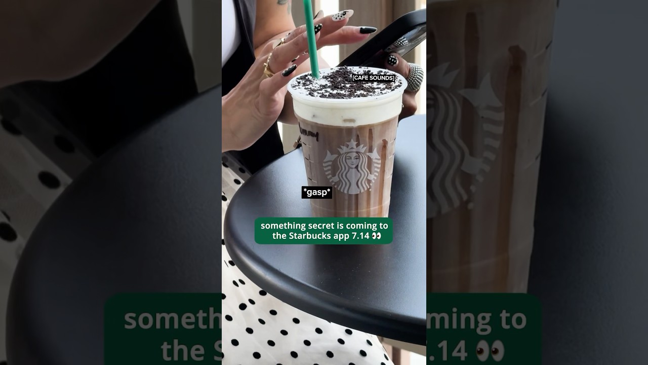 something secret is coming to the Starbucks app 7.14 👀