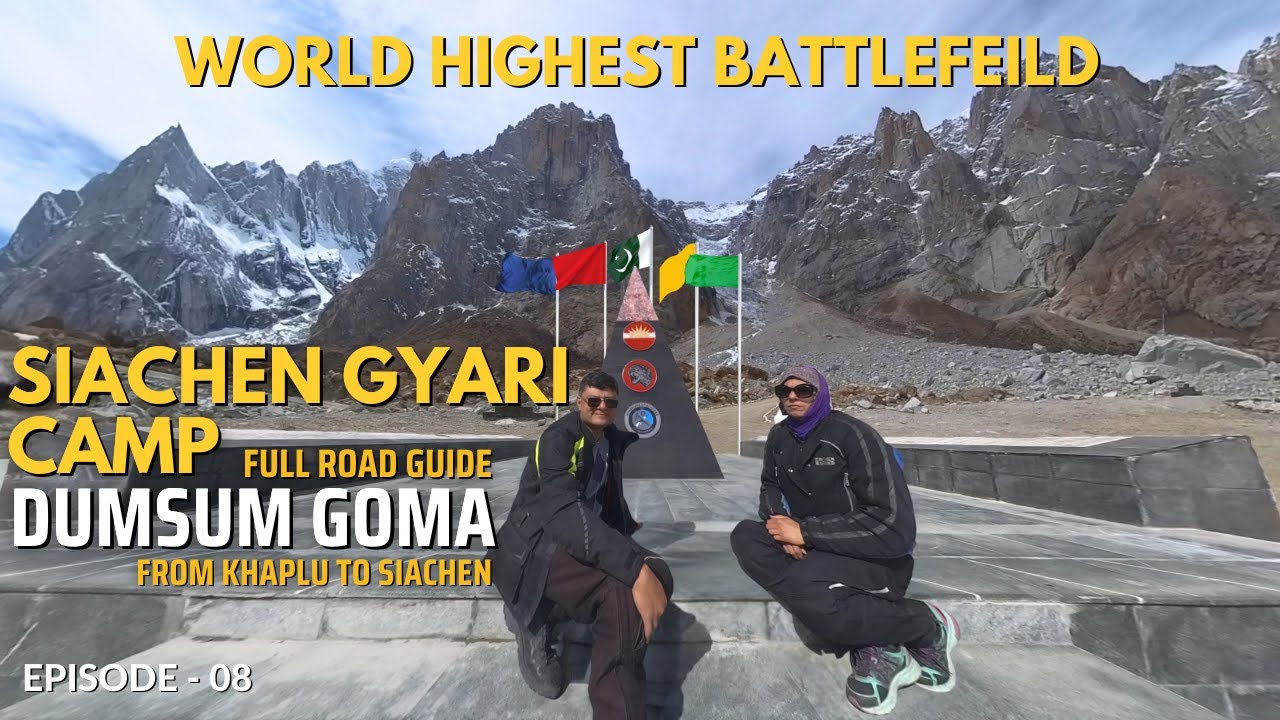 Road to World Highest Battlefield Gayari Camp | Khaplu to Siachen Bike Tour