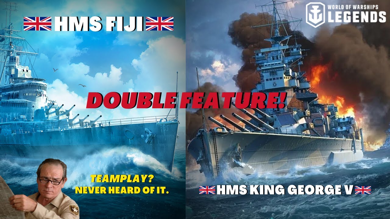 Fiji & King George V - DOUBLE FEATURE! | World of Warships: Legends