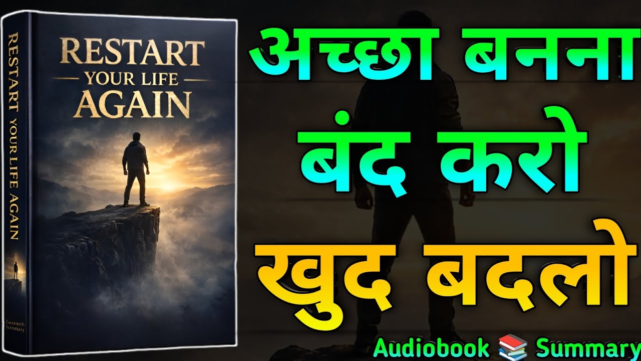 RESTART Your Life AGAIN | Hindi book summary | Audiobook - अपनी जिंदगी की नई शुरुआत कैसे करें 