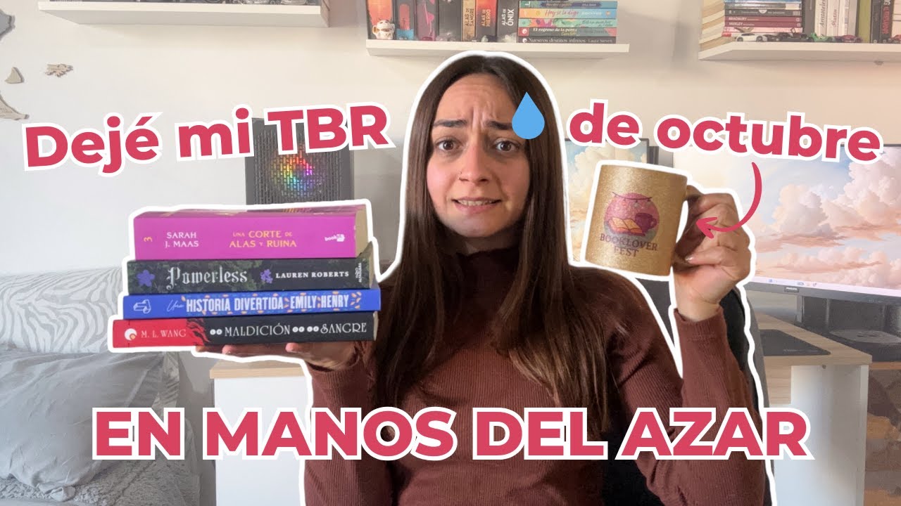 El AZAR elige mi TBR de octubre 📚💫😅