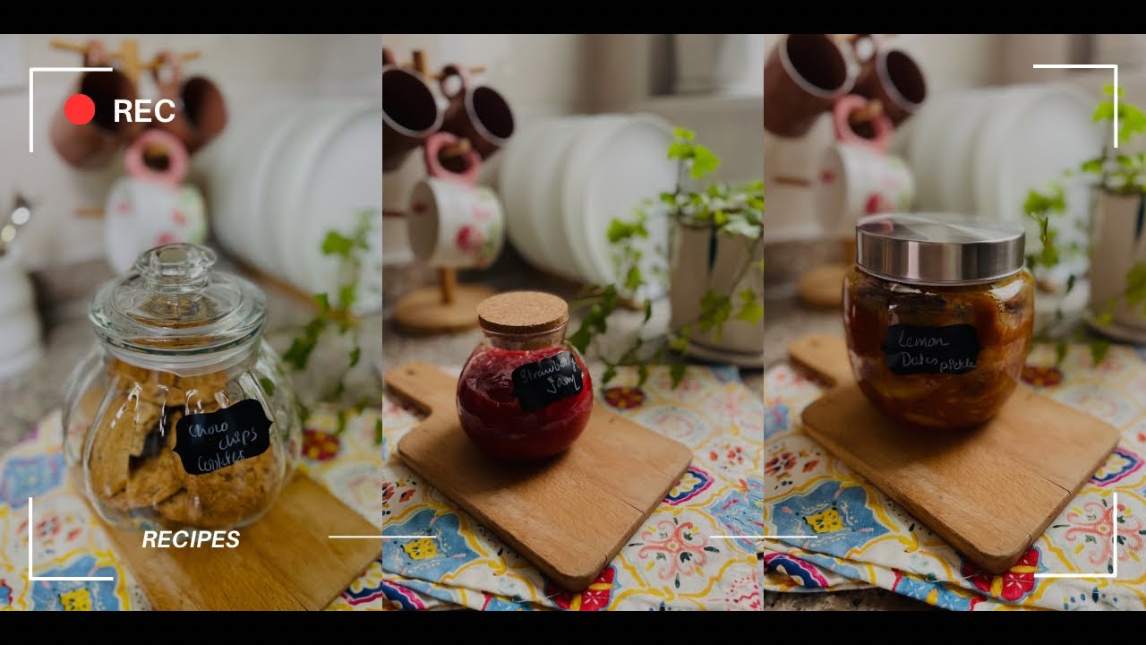 Strawberry jam | Lemon Dates pickle | Vlog | Recipe included