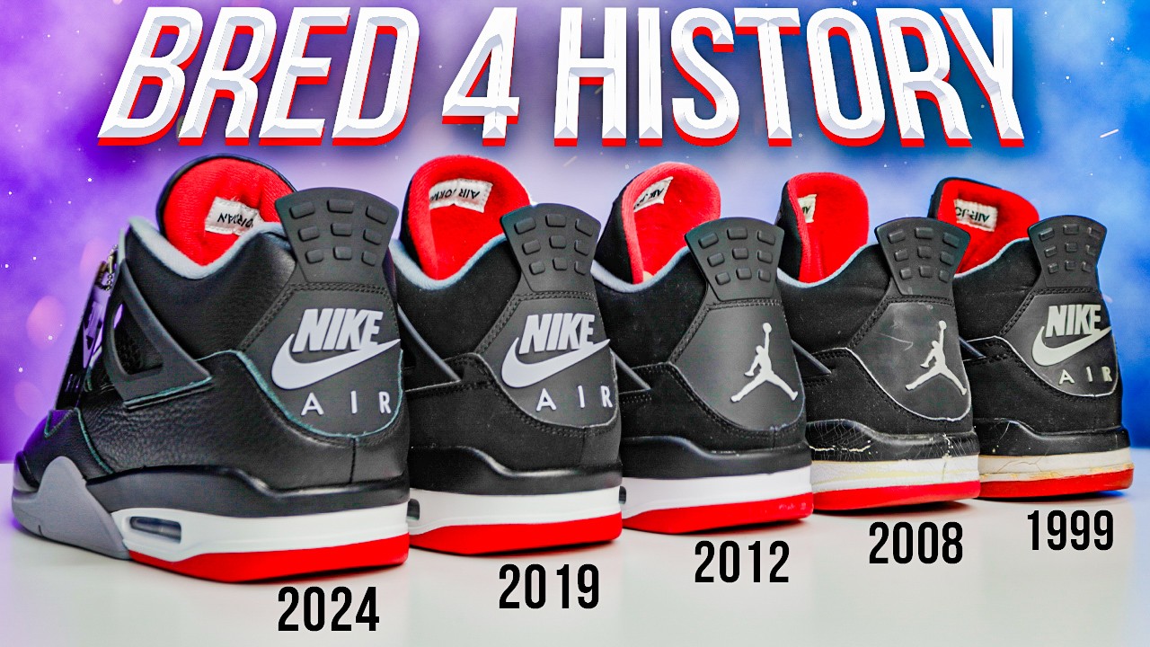 Air Jordan 4 Bred Collection Review / History