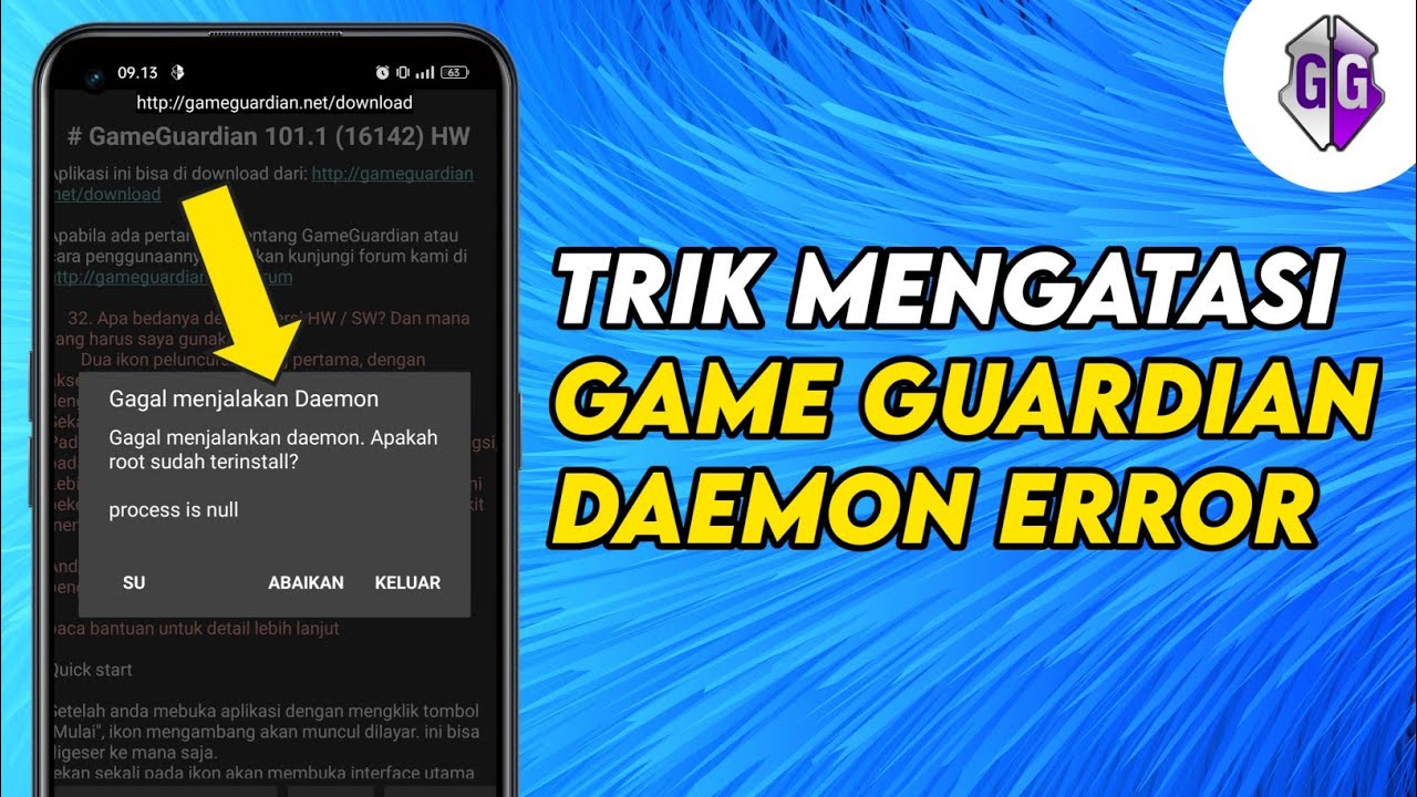 Cara Mengatasi Game Guardian Daemon Tidak Berjalan Terbaru 2023
