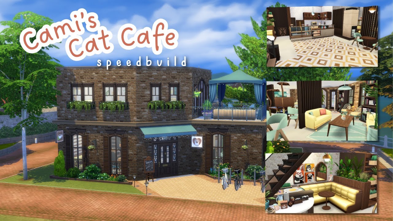cat cafe | sims 4 speed build | #TheSimsCreatorProgram