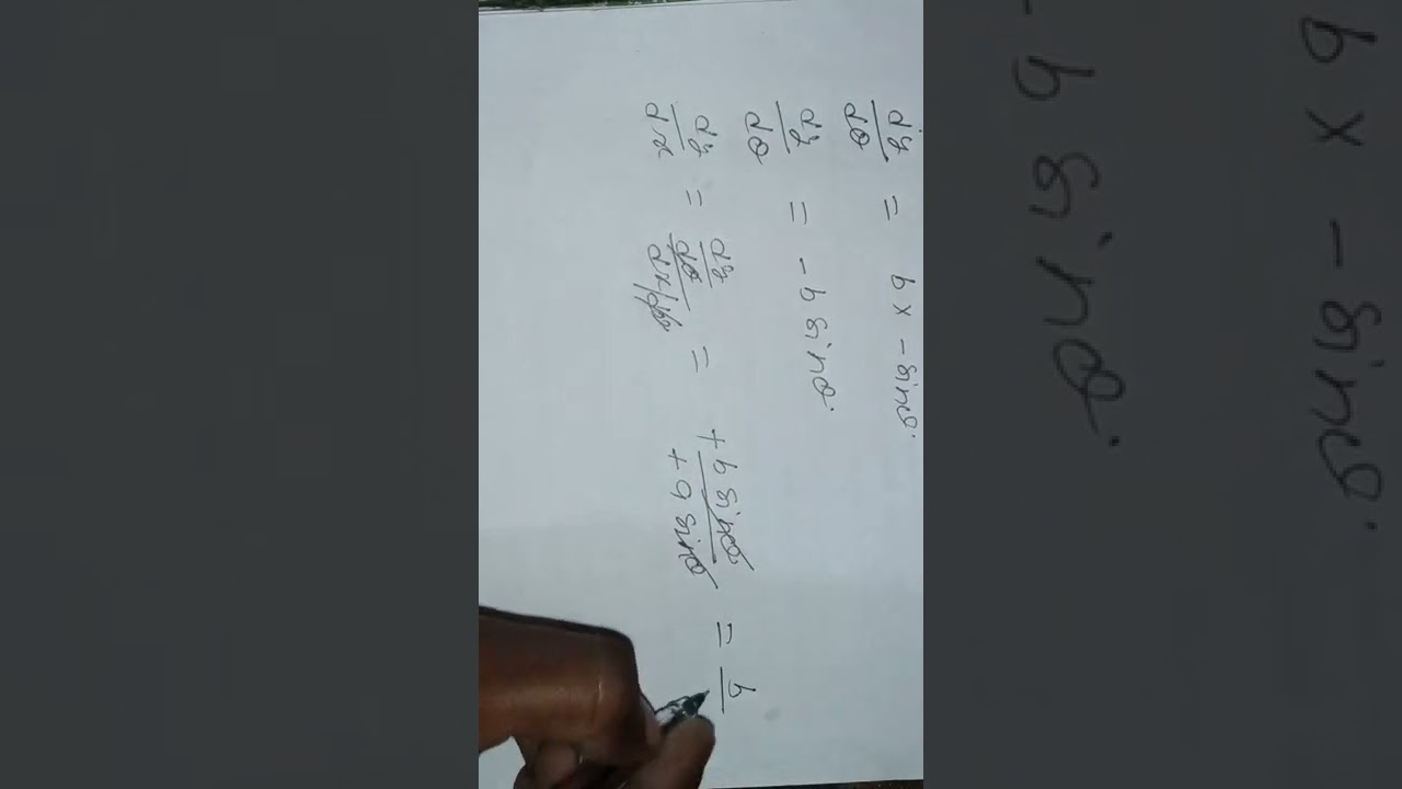 Ex- 5.6 (class 12th) question 1 to 6 ( NCERT)  by Pushpendra Sir