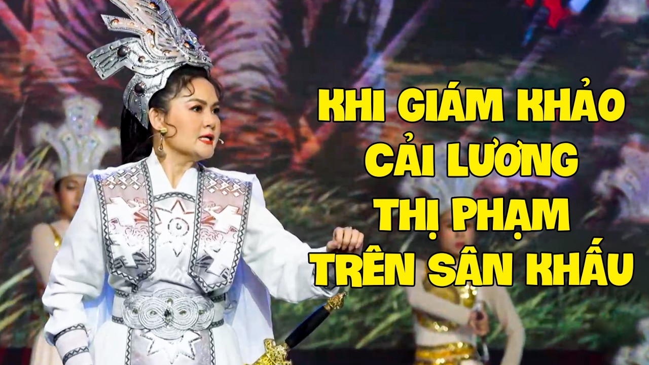 Khi giám khảo CẢI LƯƠNG thị phạm cho thí sinh khiến CẢ SÂN KHẤU BÙNG NỔ | Yêu Ca Cổ THVL