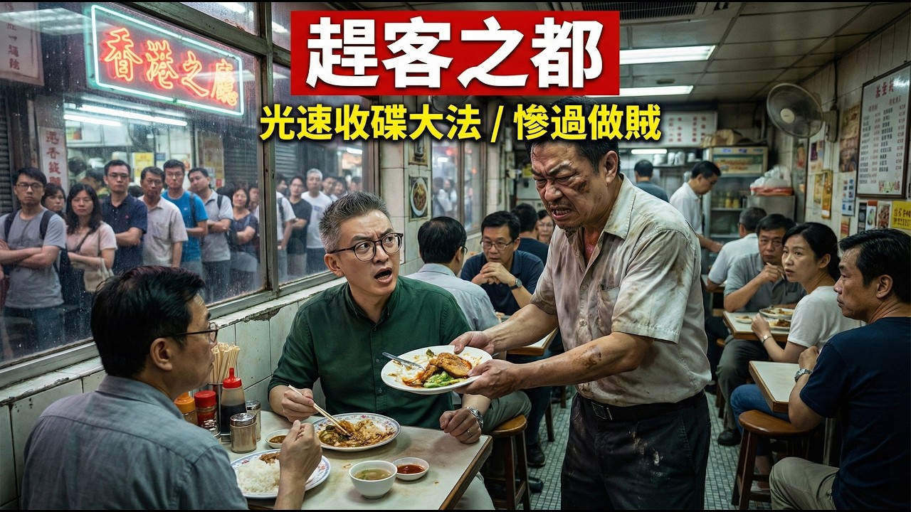 香港食飯慘過做賊？伙計施展「光速收碟大法」趕客！點解我哋嘅「好客之都」變咗「趕客之都」？