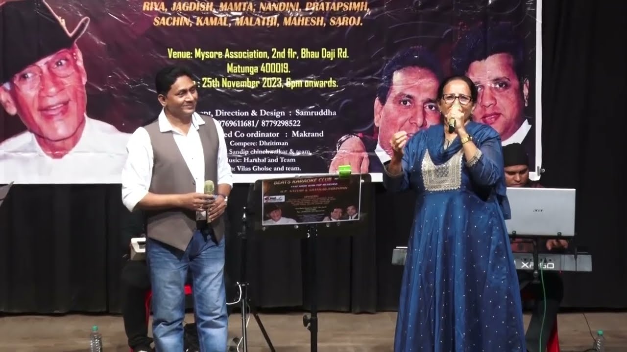 Beats Karaoke Club Show. Live   Show O,P Nayyer and Shankar Jaikishan Singers Makrand and Mamta.