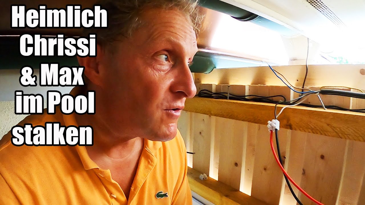 Blackout Vorbereitung 21 - Chrissi & Max im Pool stalken - Solarstrom Insel Anlage 😎 AddiHabibi Vlog