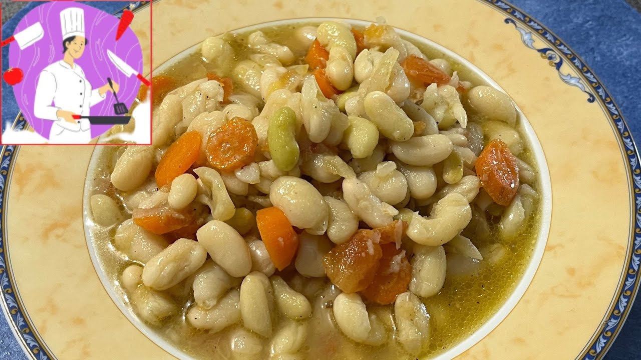 Легкий рецепт белой фасоли