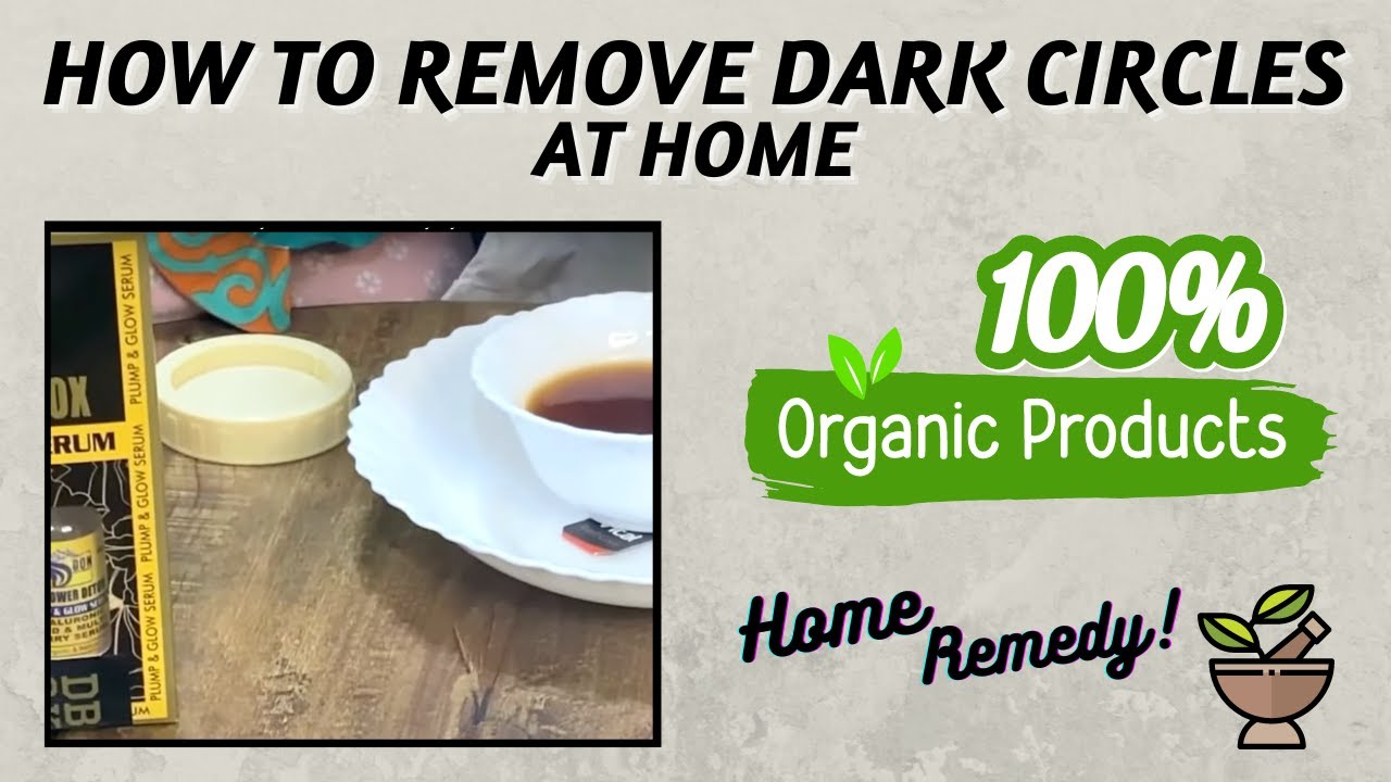 How To Remove Dark Circles Under Eyes - Home Remedy by Dr. Batool Ashraf