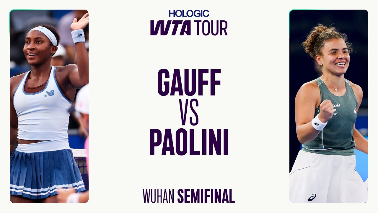Coco Gauff vs. Jasmine Paolini | 2025 Wuhan Semifinal | WTA Match Highlights