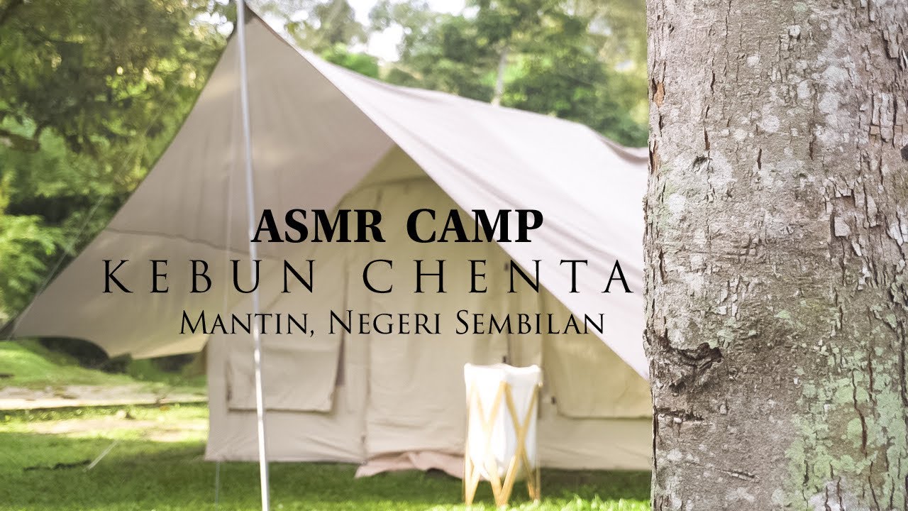 Vlog 15 | Kebun Chenta Campsite | Mantin Negeri Sembilan | Naturehike Air | ASMR Camping | Raining