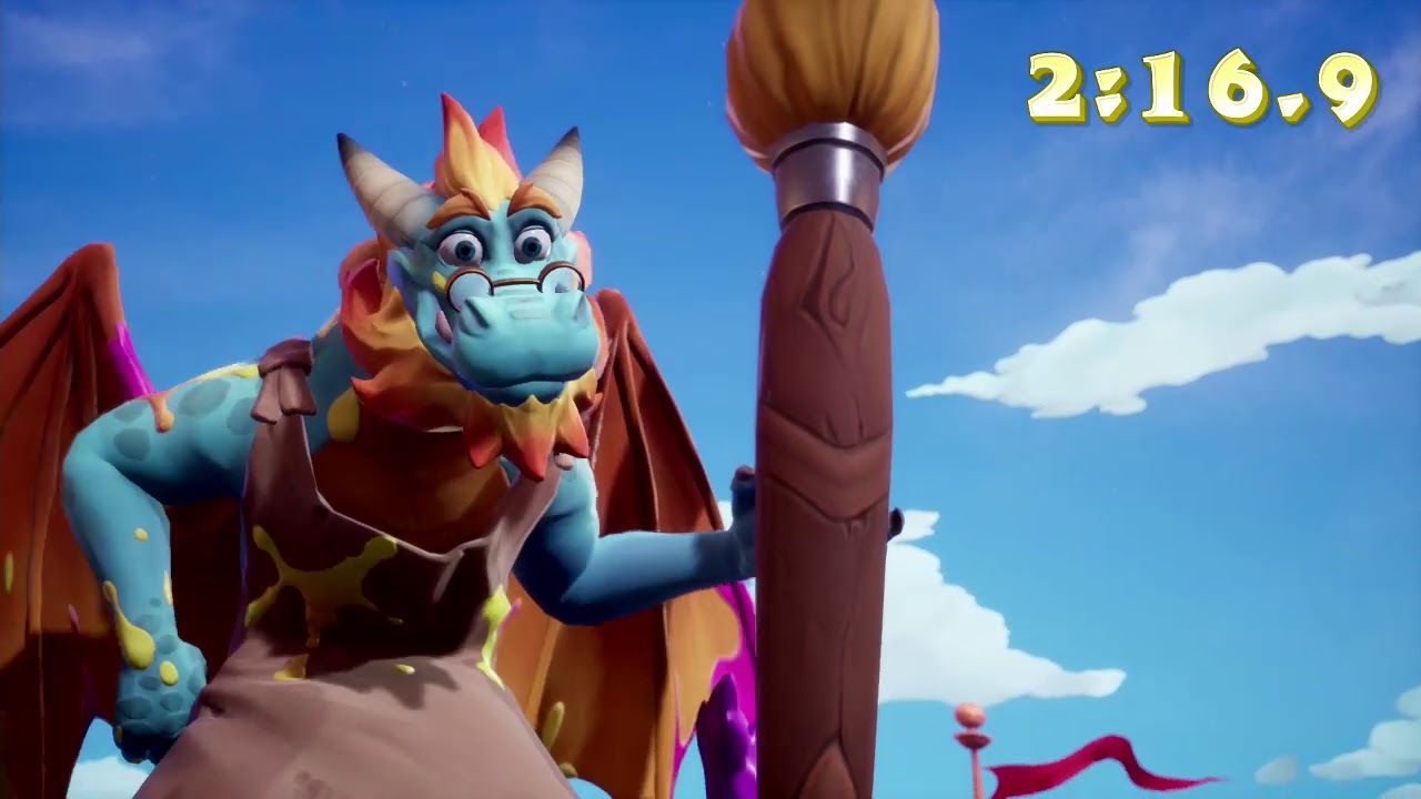 SRT: Spyro the Dragon - Infinite fly & Supercharge 120% Walkthrough (Sunglasses + Ripto segment)