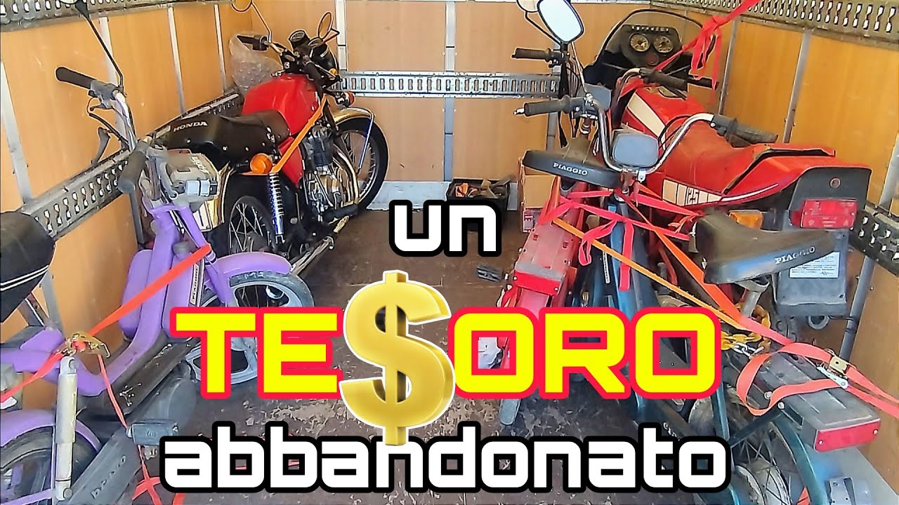Moto e Motorini...Un TESORO abbandonato