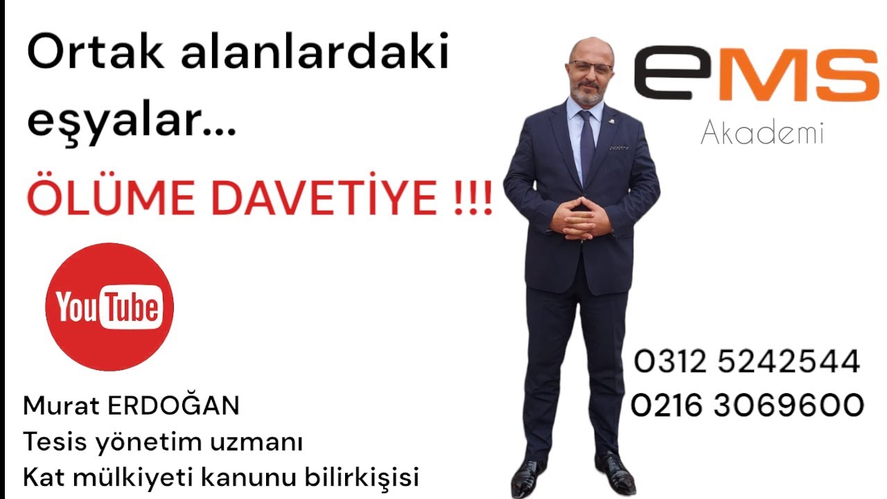 Ortak alanlara bırakılan eşyaların ÖLÜMLERE sebep olabileceğini hiç düşündünüz mü ?