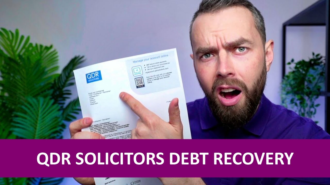 QDR Solicitors debt letter? Here's what to do!