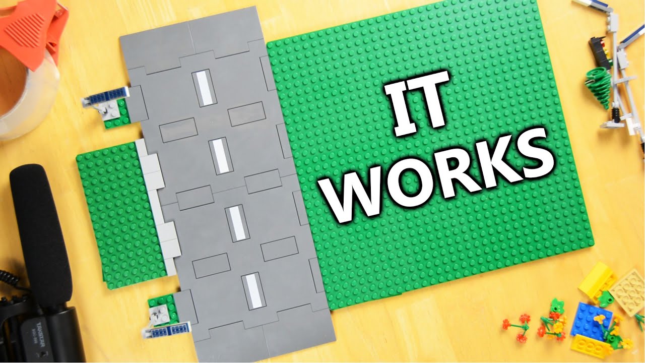 How to Use the NEW LEGO ROADS With BASEPLATES // #shorts