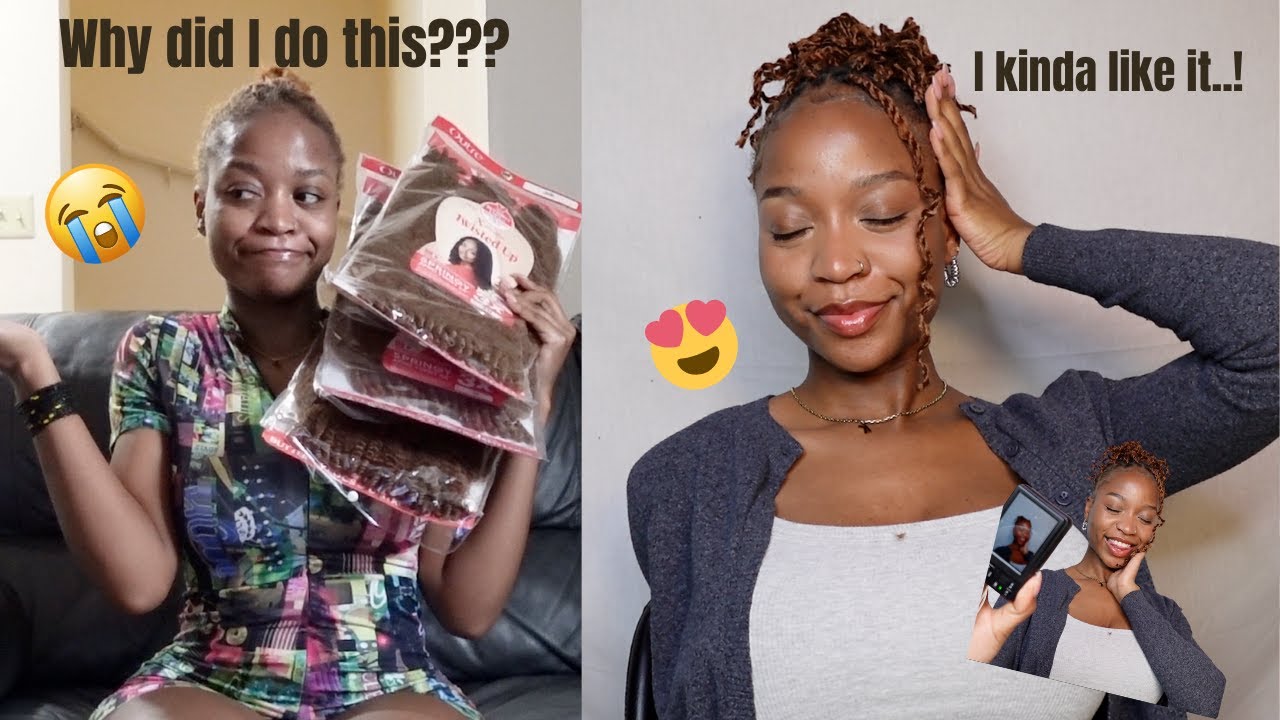 I had no business doing my own hair ... But here we are!!😭