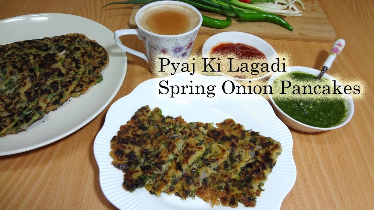Spring Onion Pancakes || Pyaj Ki Lagadi || Onion Pancakes || Pyaj Ka Chila || Garhwali Food