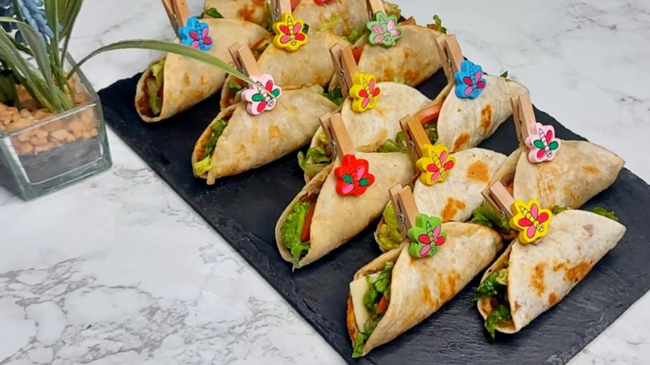 Мини-тако с фаршем и сыром: простой и вкусный рецепт с лепешками или рулетом !!