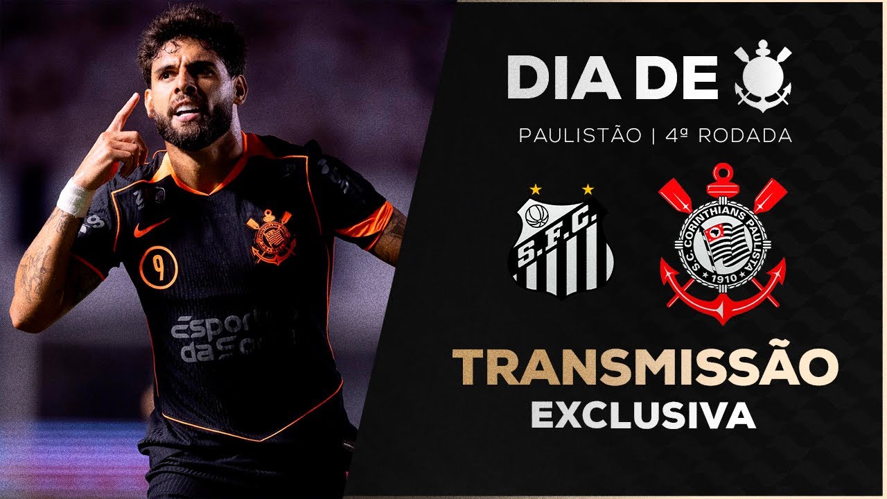 AO VIVO: SANTOS X CORINTHIANS | PAULISTÃO 2026 | 4ª RODADA | DIA DE CORINTHIANS