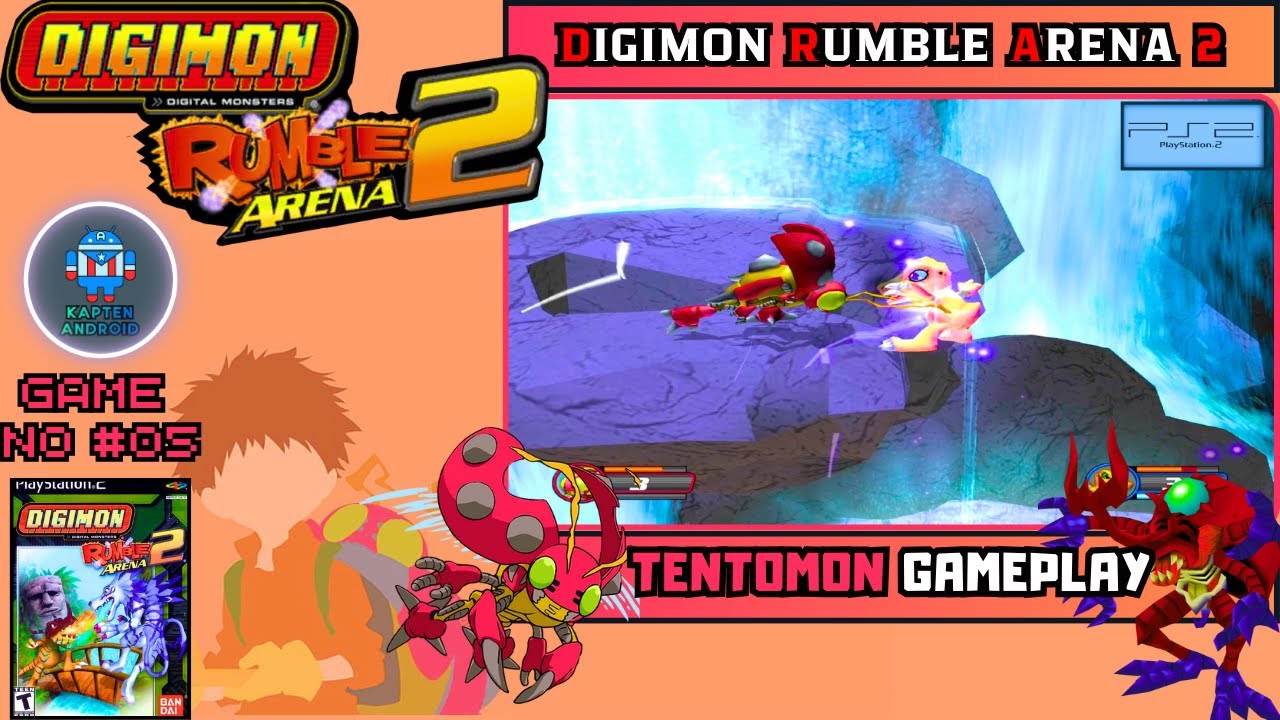 Digimon Rumble Arena 2 PS2 | Tentomon Gameplay