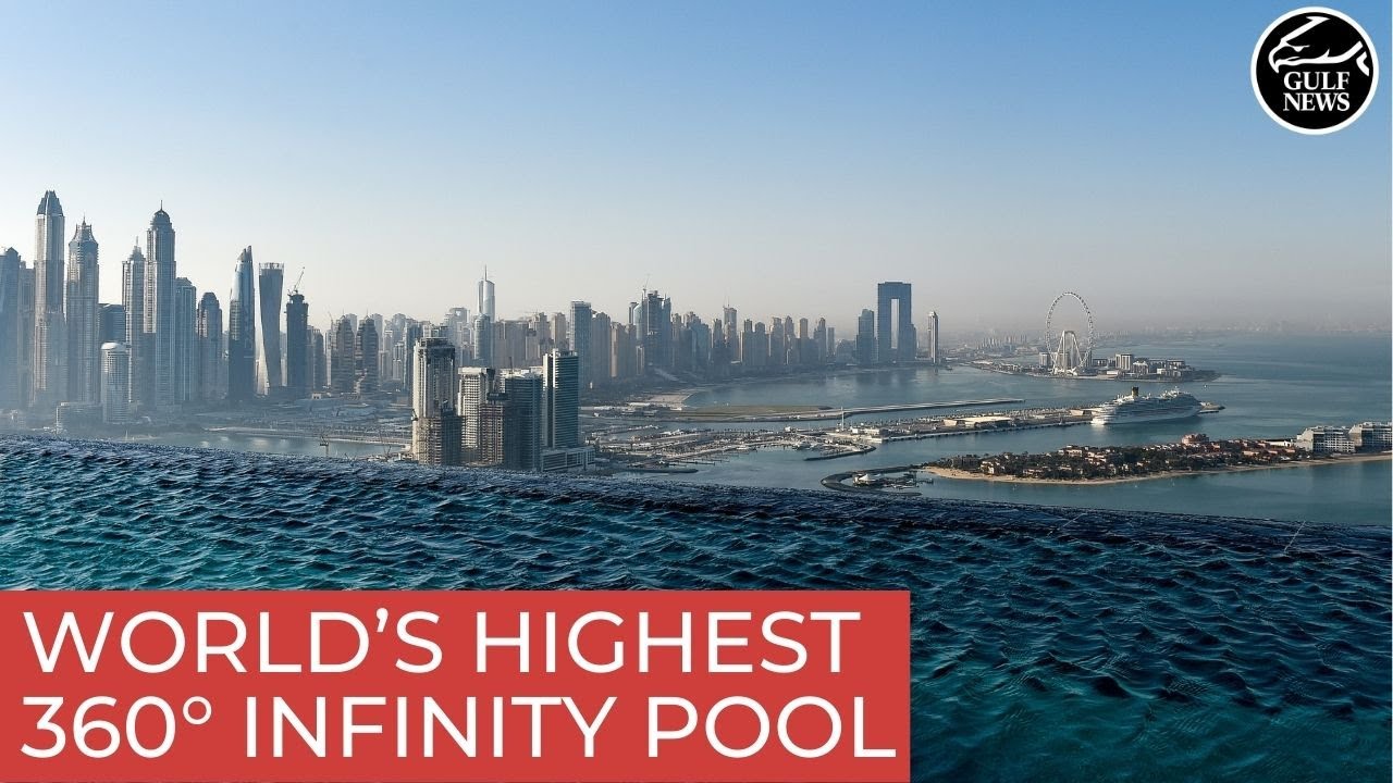 Это самый высокий в мире панорамный бассейн с обзором 360&deg; | Aura Sky Pool Dubai