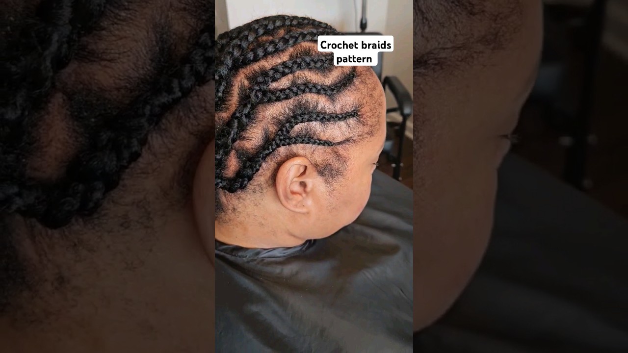 easy crochet braids pattern #crochetbraids #individualbraids #fypage #butterflylocs