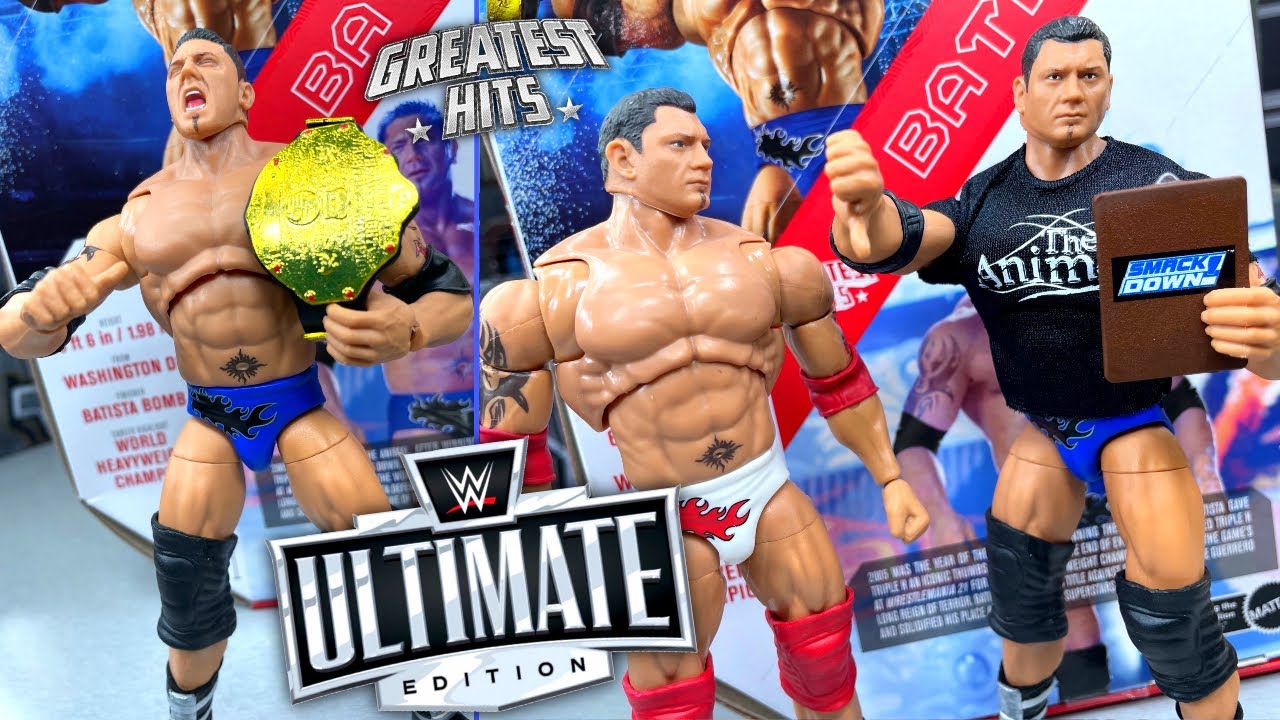 WWE ULTIMATE EDITION GREATEST HITS BATISTA FIGURE REVIEW!