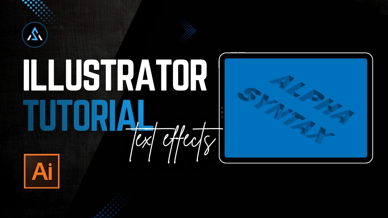 Adobe Illustrator 3D Text Effects | Extrude | Tutorial - Adobe Illustrator Tutorial