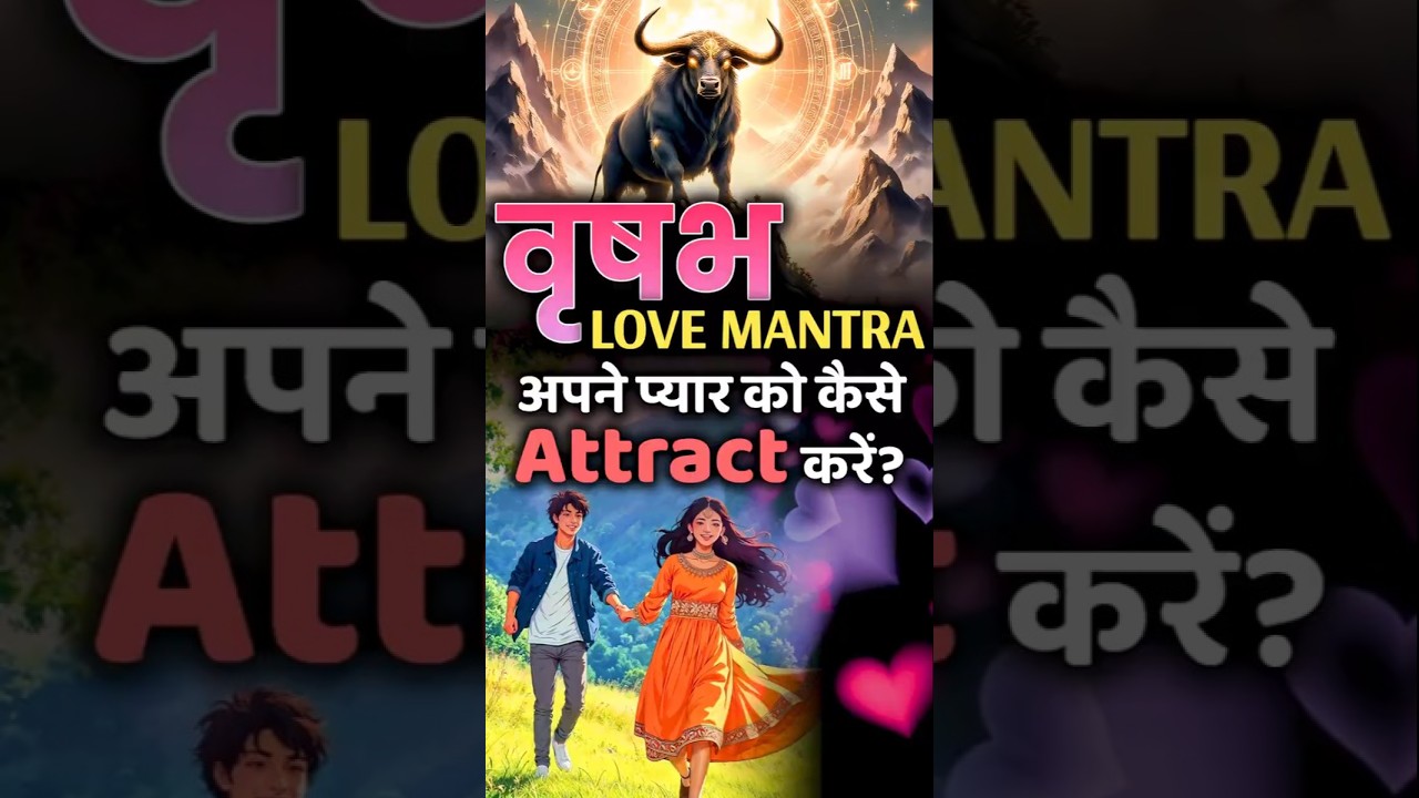 वृषभ राशि वाले अपने प्यार को कैसे Attract करें? | Vrishabh Love Formula | Love Tips For Taurus 💖