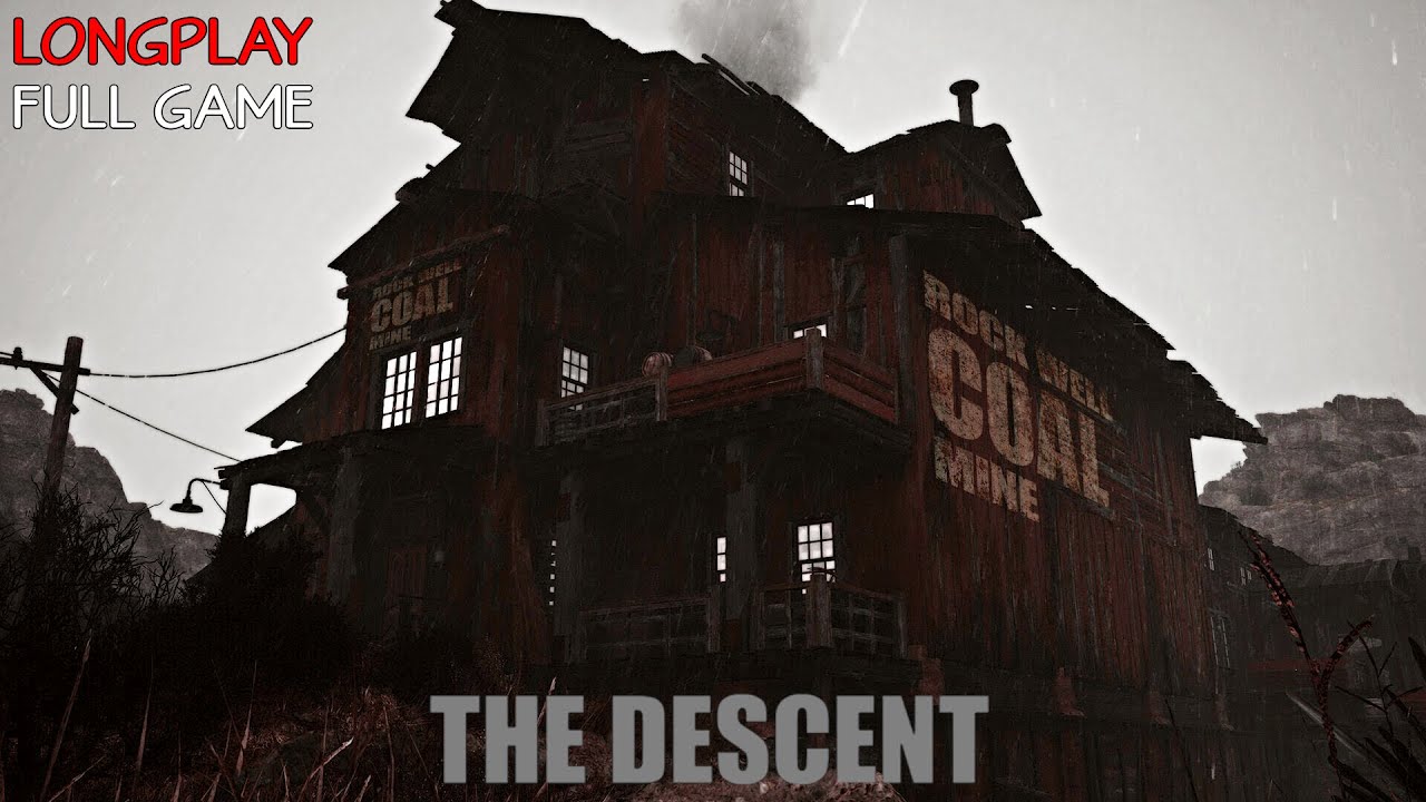 THE DESCENT - Scary Rockwell Coal Mine - Full Game Longplay Walkthrough | Psychological Horror Game