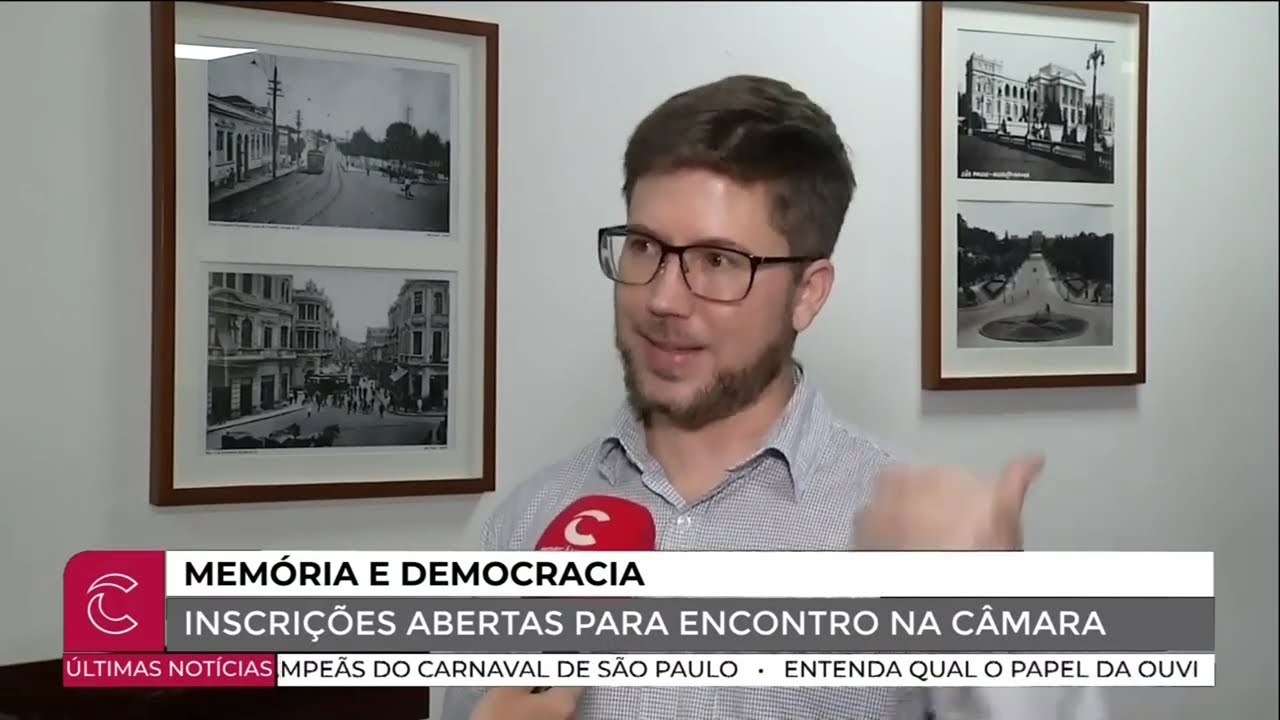 Evento &ldquo;Mem&oacute;ria e Democracia&rdquo; abre inscri&ccedil;&otilde;es na C&acirc;mara de SP