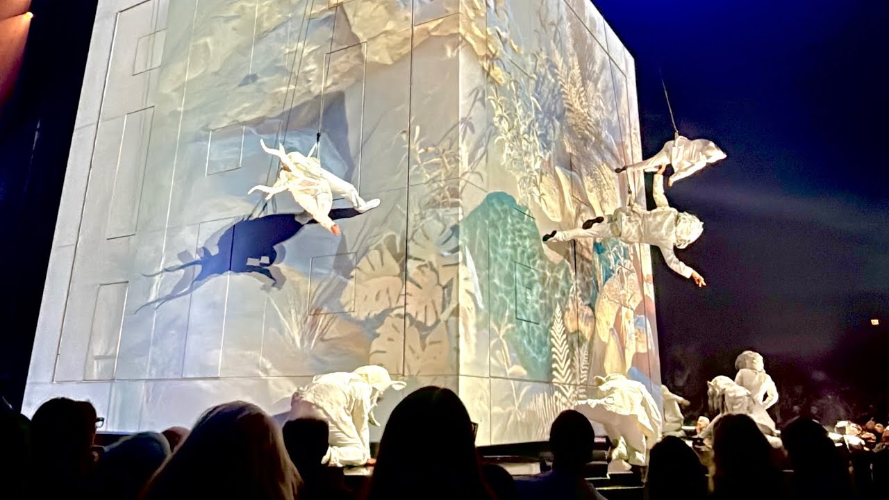 Cirque Du Soleil ECHO under the big top ￼”The Cube” #harness #circusarts #acro #acrobatics  #circus 
