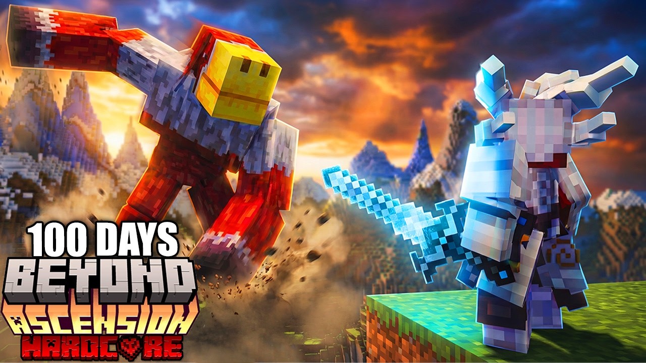 I Survived 100 Days in BEYOND ASCENSION in Minecraft Hardcore!