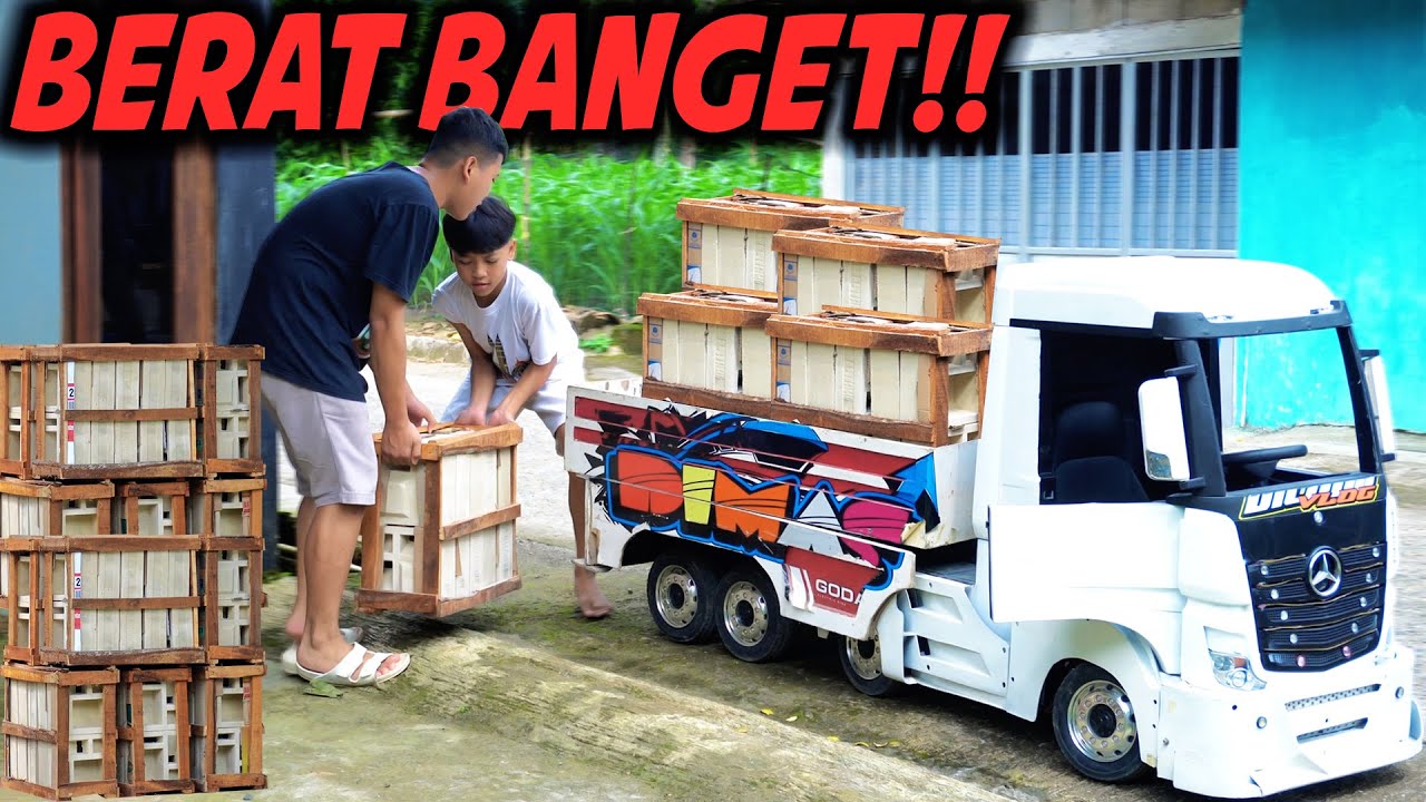 TRUCK AKI MUAT BERAT MAKSIMAL..BAKAL MELEDAK!!??