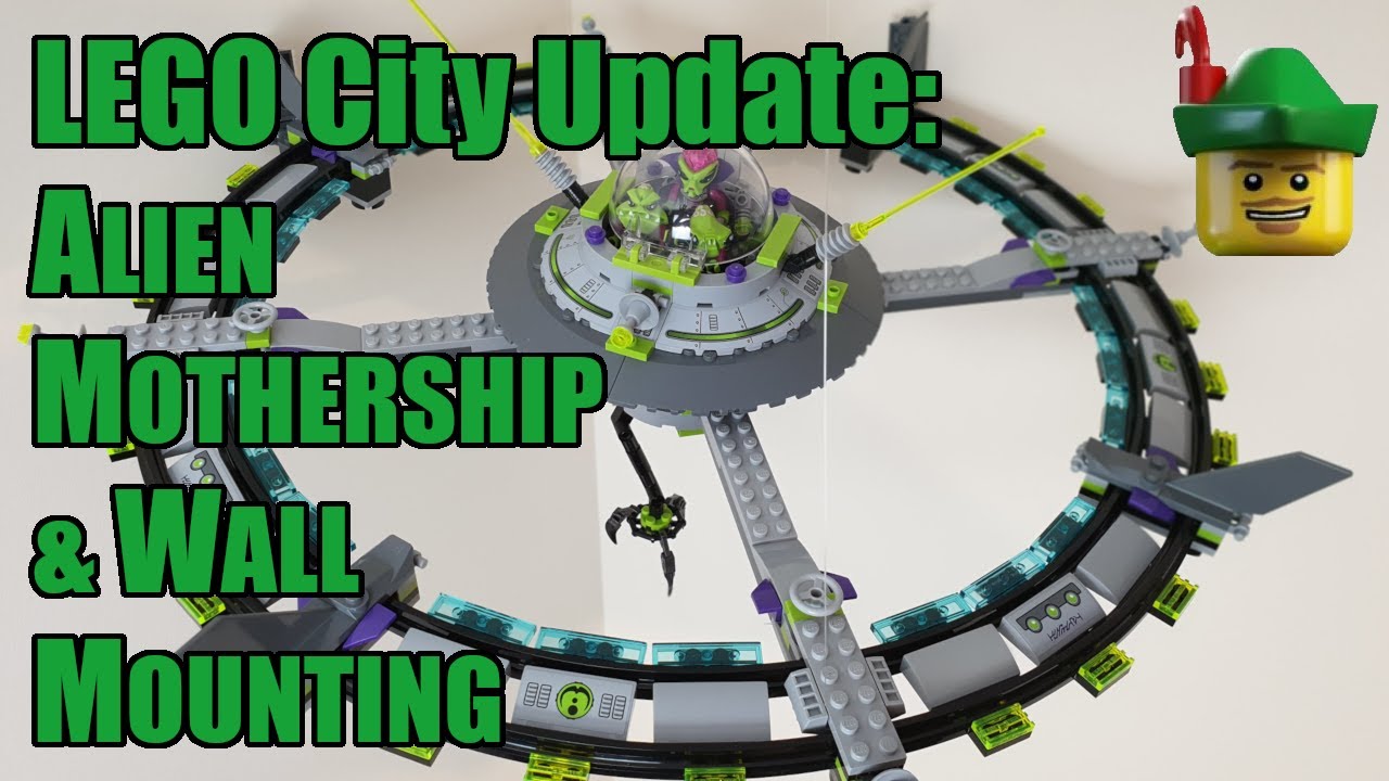 LEGO City Update - Alien Mothership 7065 & Wall Mounting 👽🏹