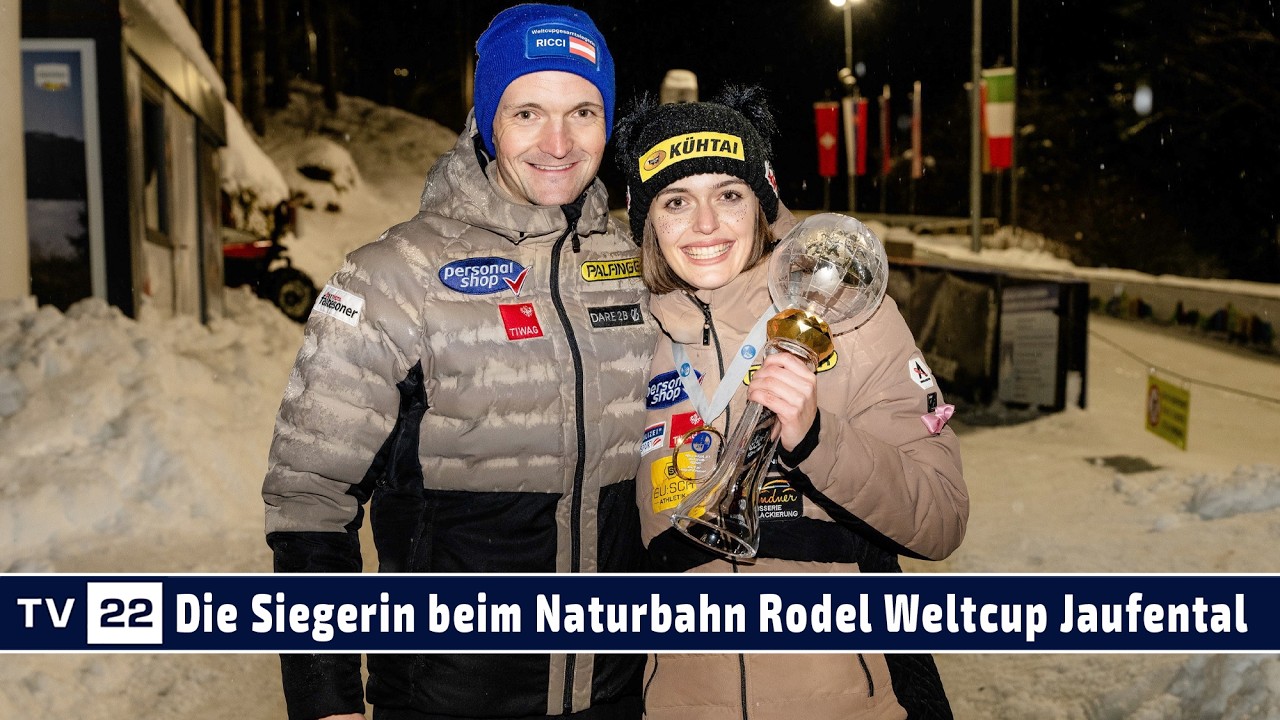 SPORT TV22: Das sind die Siegerinnen und Sieger beim Naturbahn Rodel Weltcup Jaufental 2026