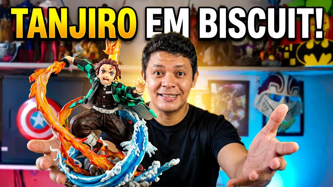 Demos Slayer - Como modelar o Tanjiro kamado em biscuit (kimetsu no Yaiba) - Sculpting Tanjiro