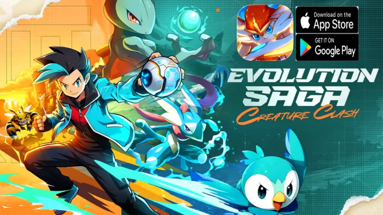 Creature Clash: Evolution Saga Gameplay - Pokemon RPG Game iOS Android
