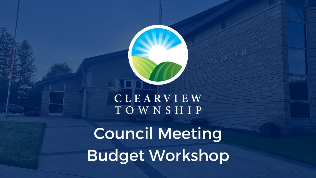 Clearview Council Special Meeting - Budget Workshop #1 2025-11-17 | Part 1