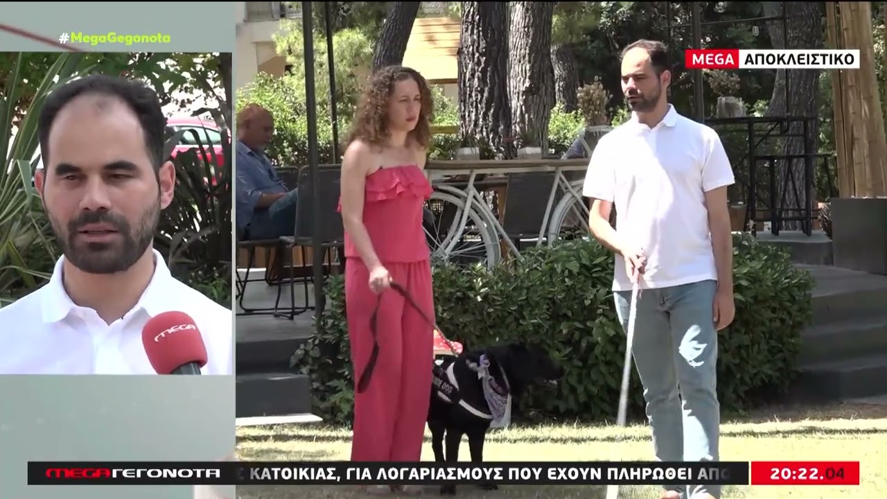 Οι σκύλοι-οδηγοί τυφλών στο Mega - Part 1