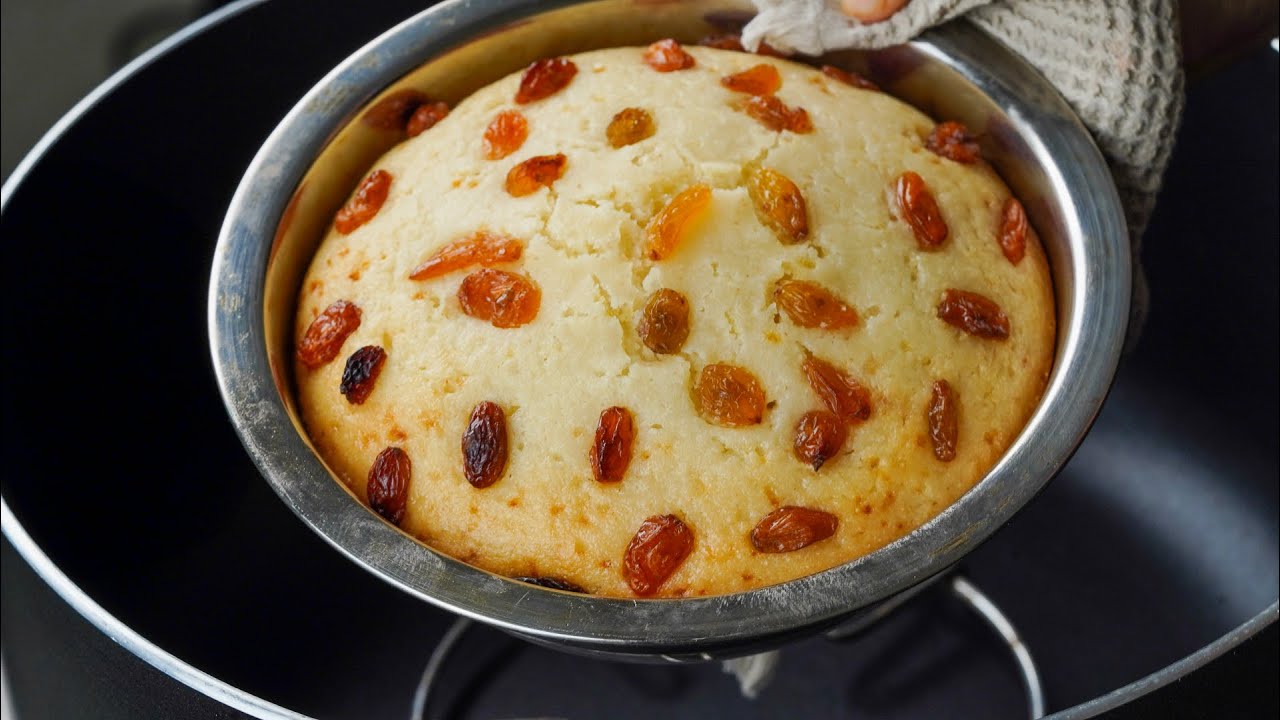 Suji Cake Recipe In Bowl | Eggless & Without Oven | Easy Homemade Suji Cake Recipe